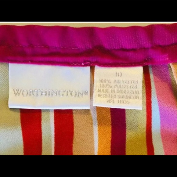 Worthington Gorgeous Skirt Sz 10 Party Floral🌿🌷🌿 Summer - Picture 8 of 11